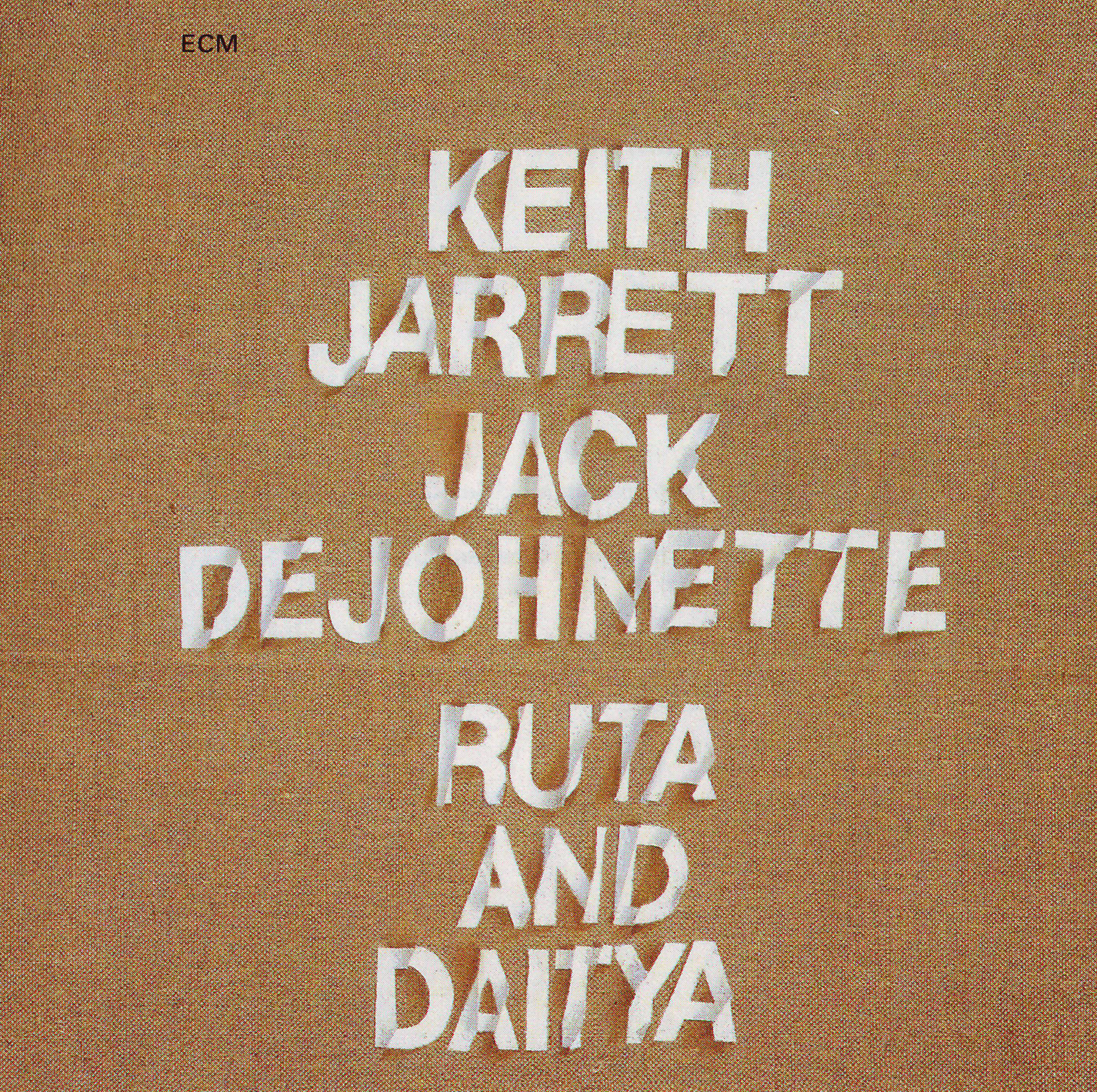 Keith Jarrett/Jack DeJohnette: Ruta and Daitya (ECM 1021)