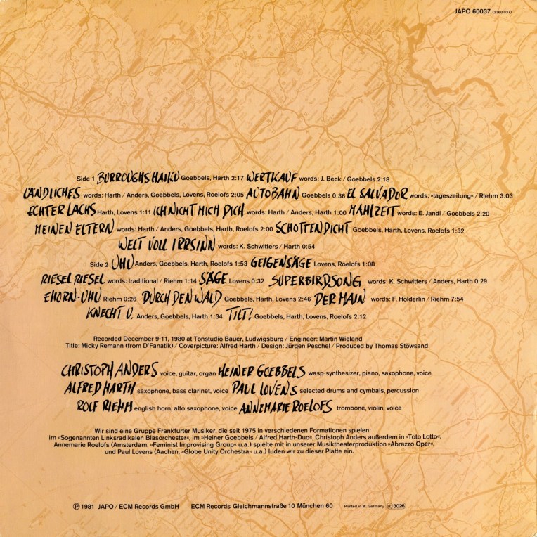 Es herrscht Uhu im Land (Back)