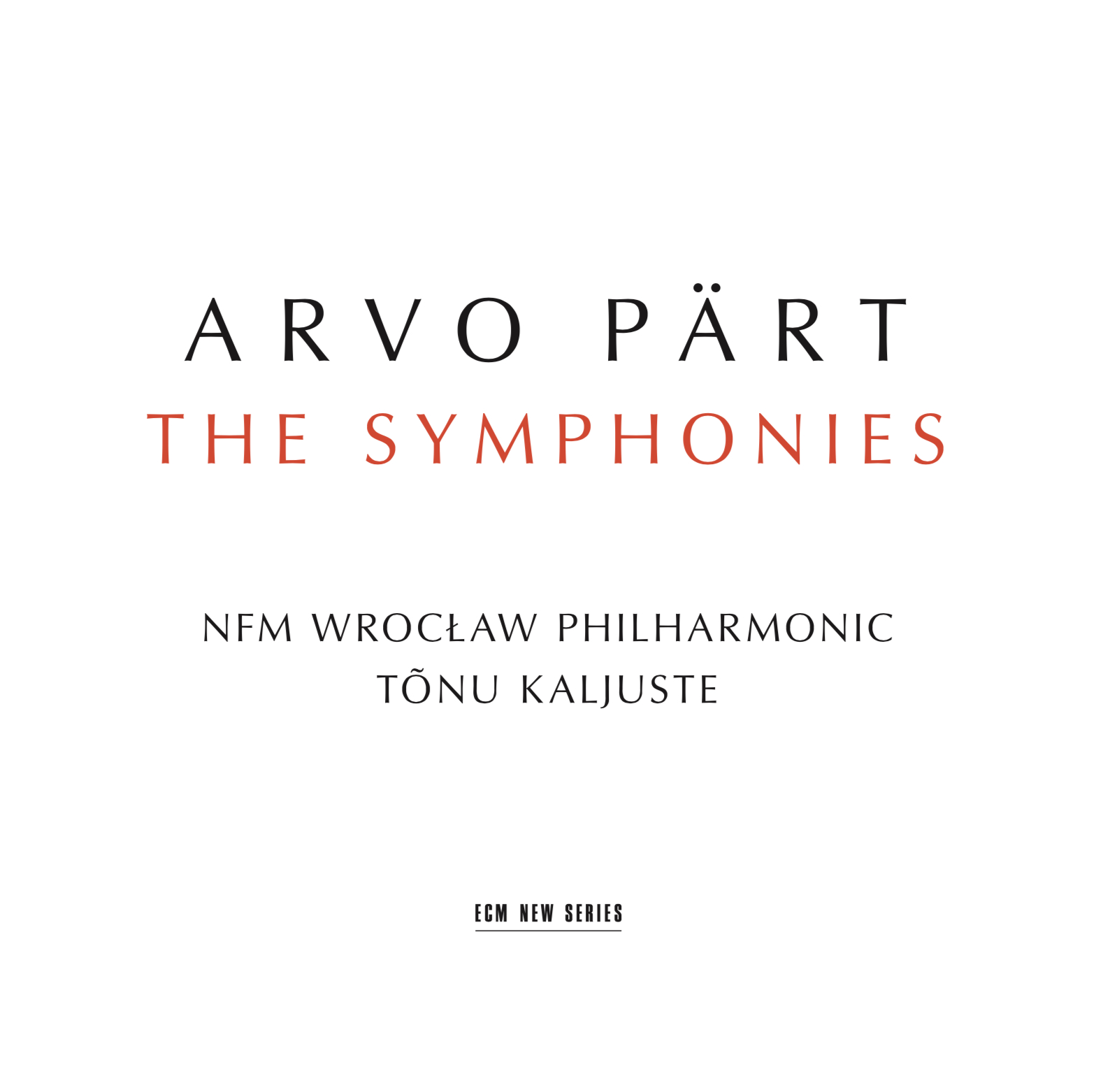 Pärt Symphonies