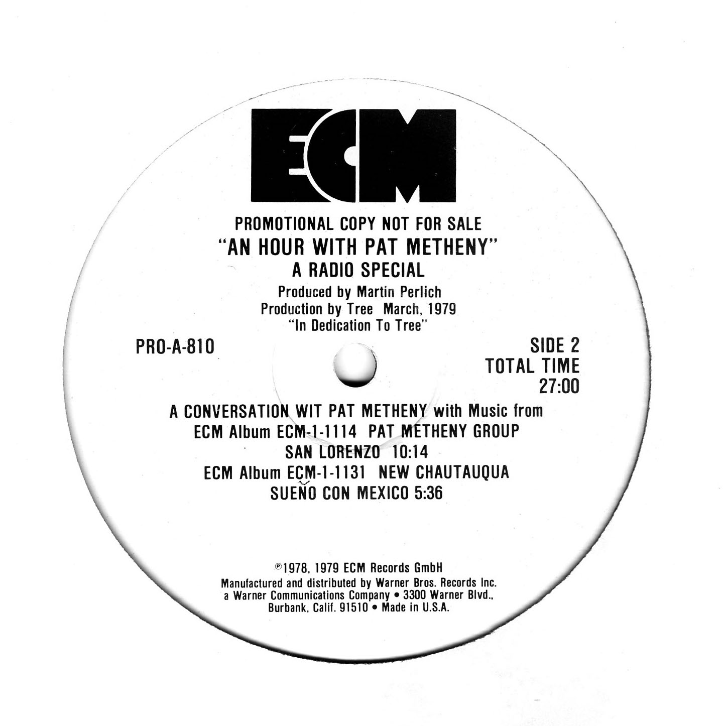 ECM PRO-A-810 Side B